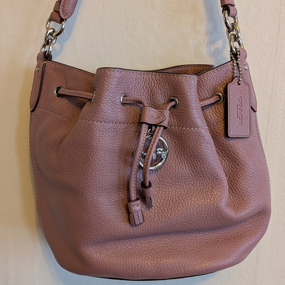 Coach Elle Bucket Bag in Mauve - Picture 2 of 9